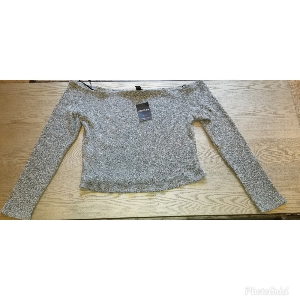 Forever 21 Off Shoulder Crop Top